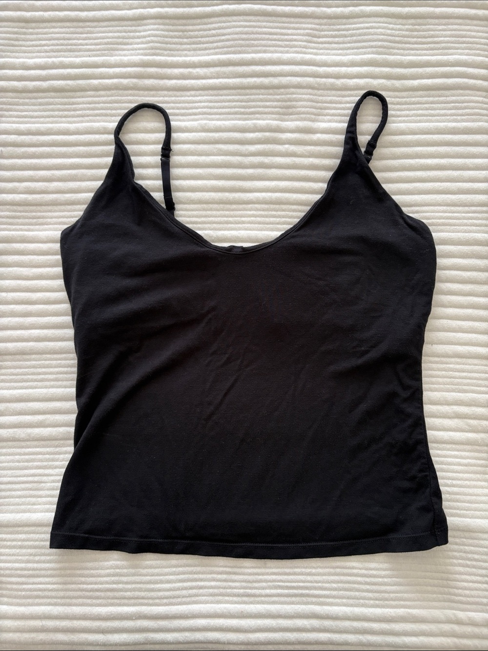 SKIMS Black Slim Camisole with Adjustable Straps